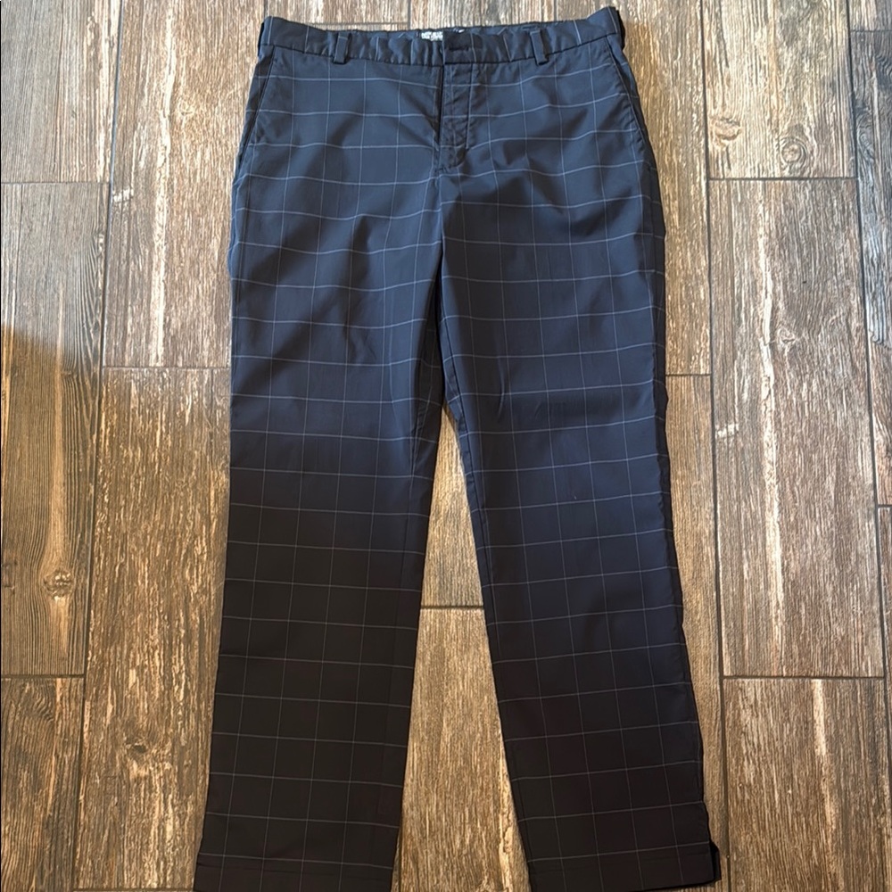 Nike Black Checkered Dress Pants
